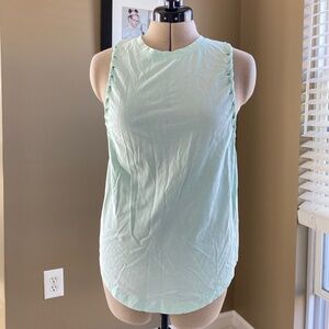 Sea foam blue tank top